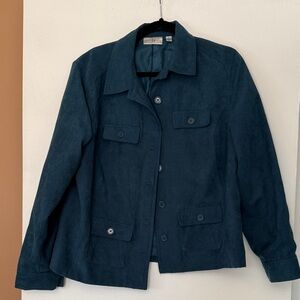 Studio Works Teal Button Down Shirt